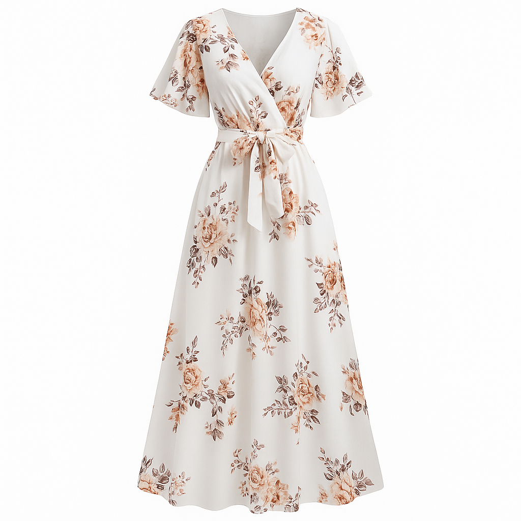 Vestido Fiesta Floral Elegante Mujer - Vestiria