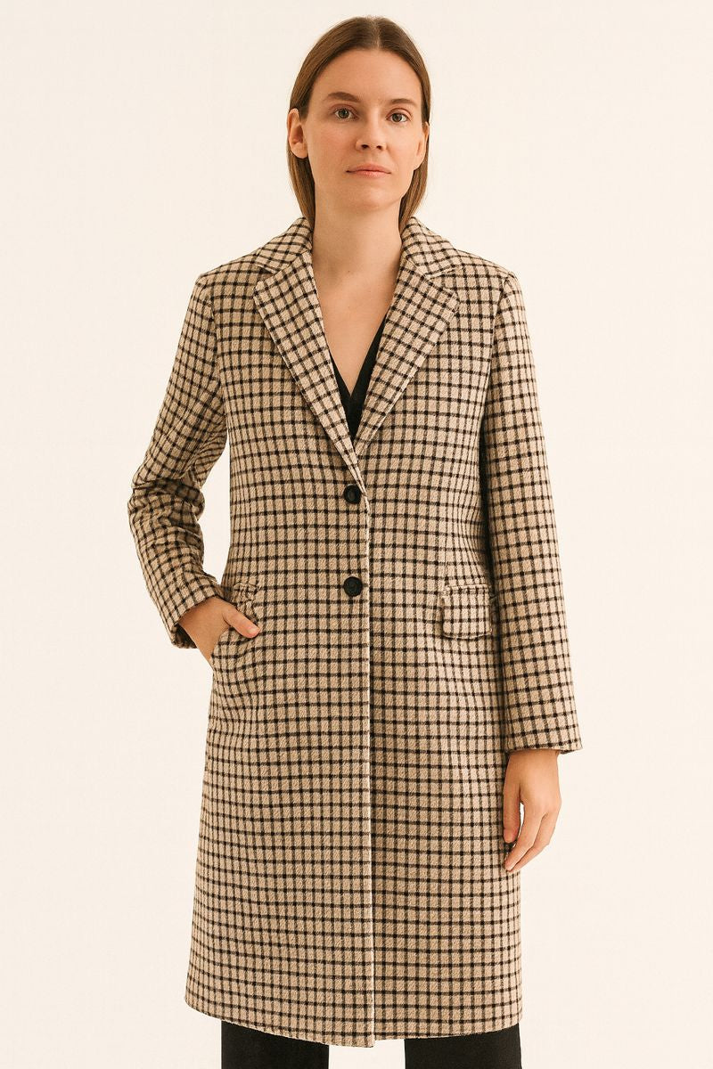 Chaquetón Mujer Lana Larga Cálido - Vestiria
