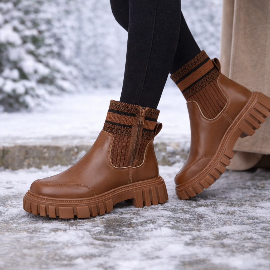 Botas Mujer Punto Suave y Aisladas