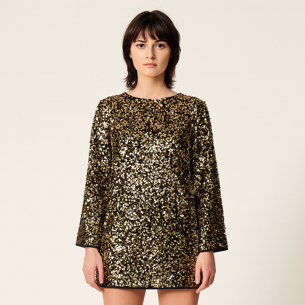 Vestido de Noche Brillante Mujer Estilo Relajado - Vestiria