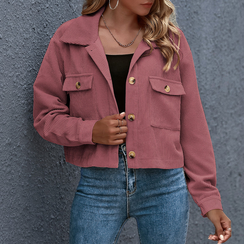 Chaqueta Primavera Mujer Estilo Clásico