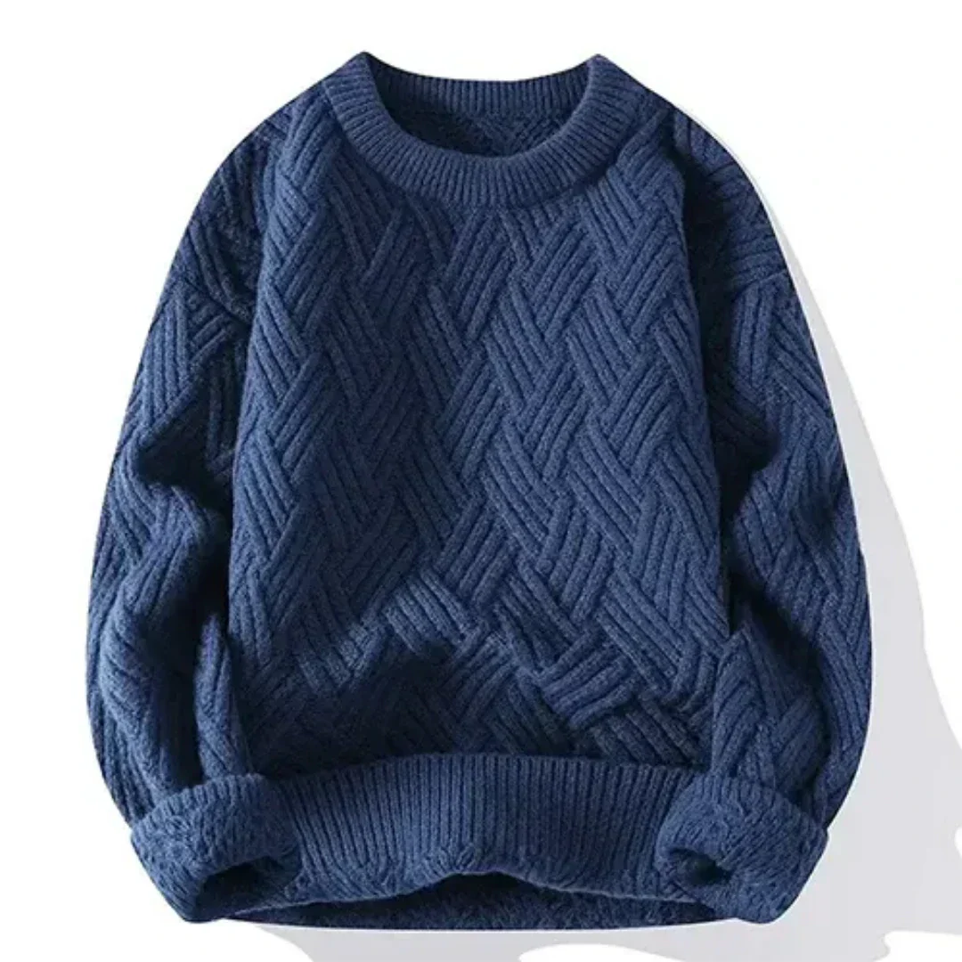 Sudadera de punto cálida hombre