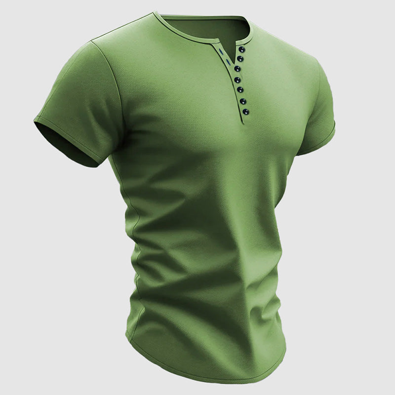 Camisa ajustada elegante hombre