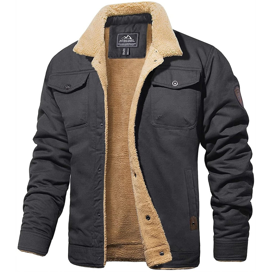 Chaqueta Invierno Sherpa Hombre Abrigada