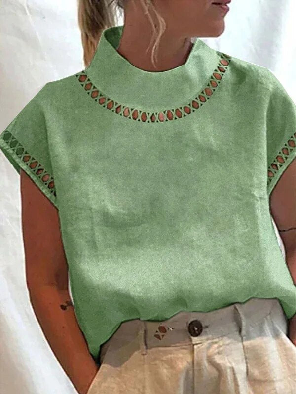 Blusa Mujer Estilo Clásico Relajada