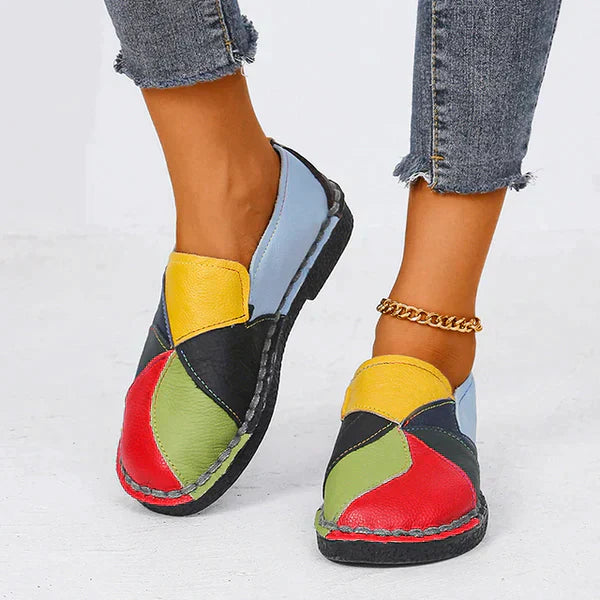 Zapatos Mujer Cómodos con Tacón de Color