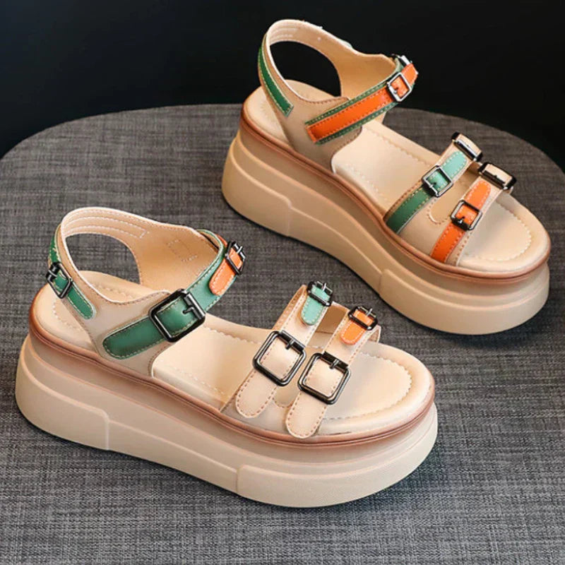 Sandalias de Verano con Suela de Goma Resistente