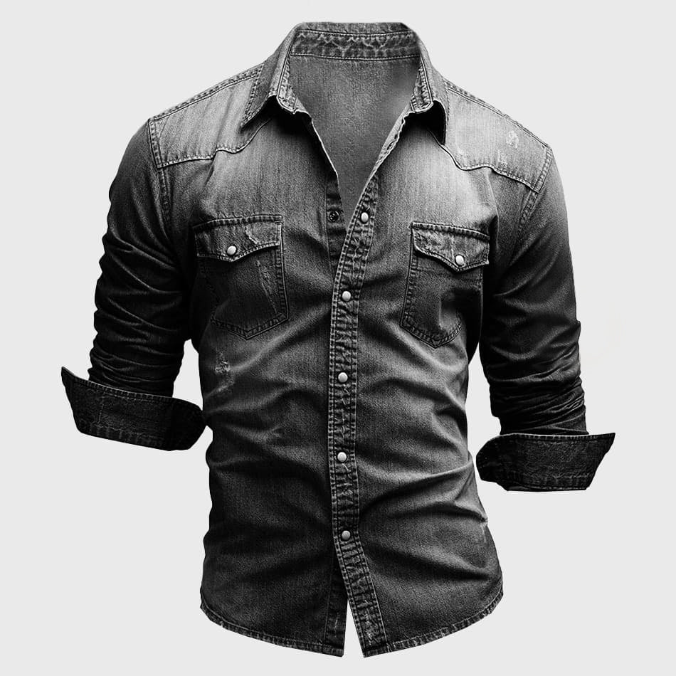 Camisa Vaquera Azul Clásica