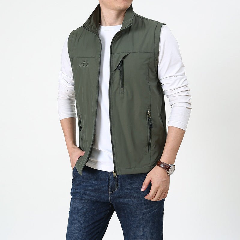 Chaleco Hombre Cuello Alto Ajustable