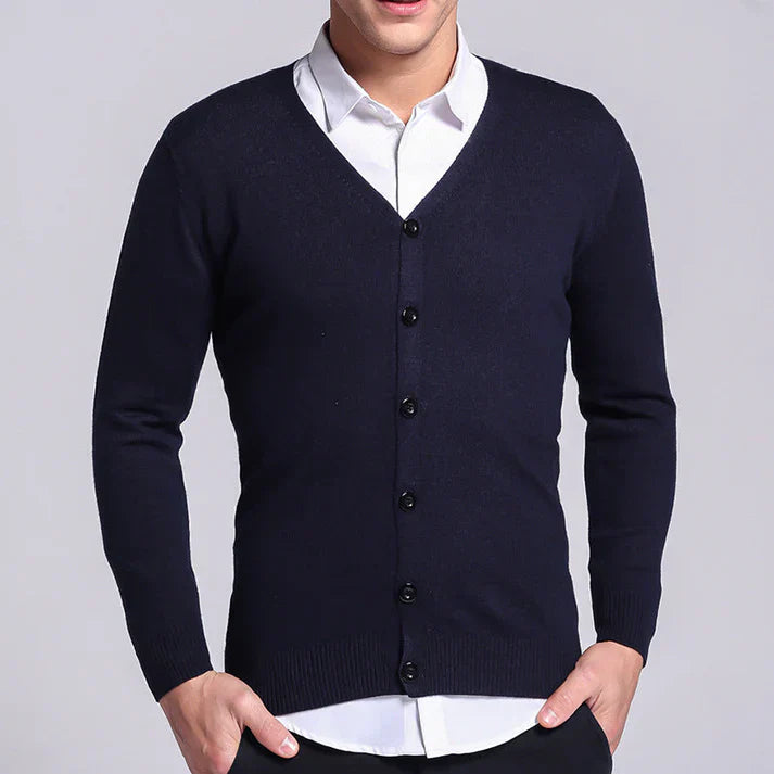 Chaqueta Hombre Clásica Cuello Pico