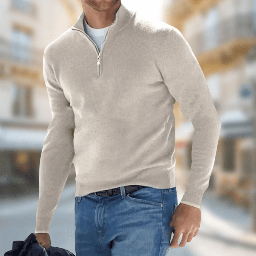 Jersey Hombre Clásico Cuello Redondo