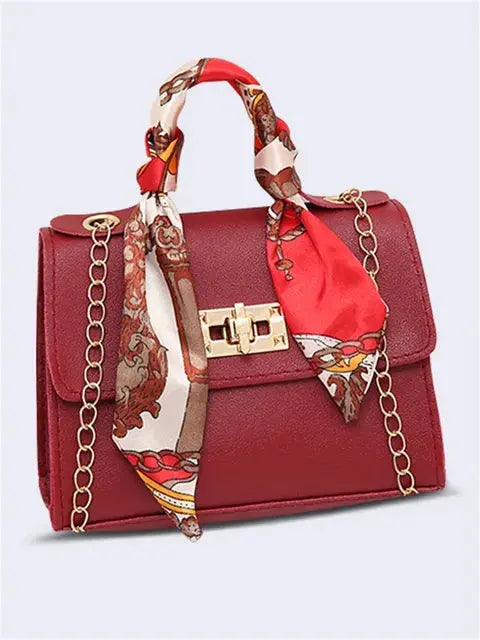 Bolso Bandolera Chic con Detalles Florales