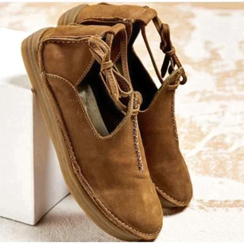 Botas de piel Mujer Estilo Otoño