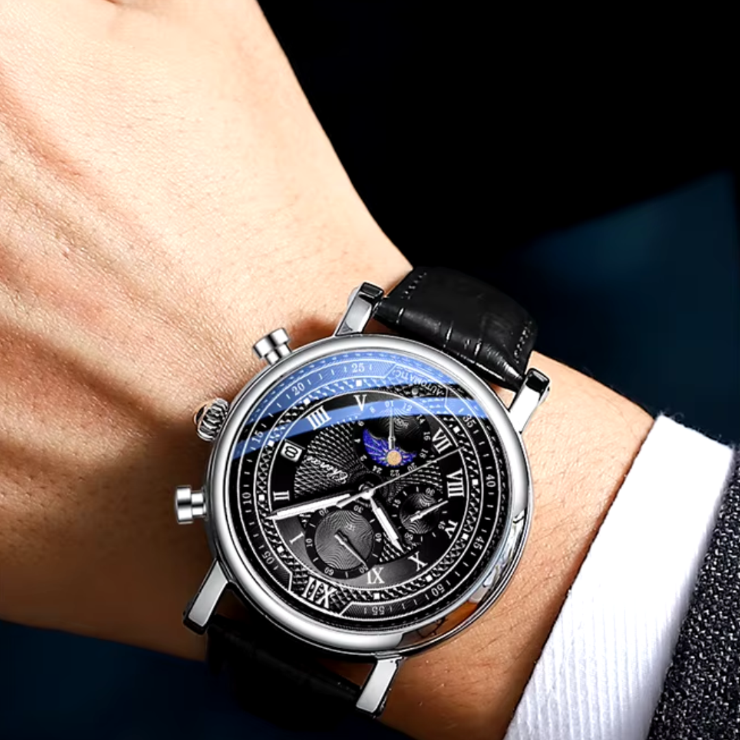 Reloj de Hombre Clásico Piel Genuine