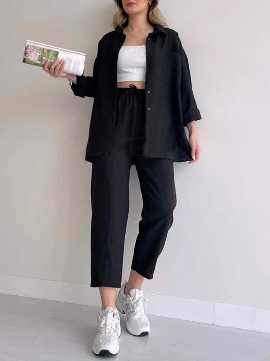 Conjunto femenino Elegante Flores