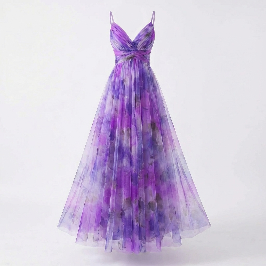 Vestido Maxi con Tirantes Delicados para Mujer