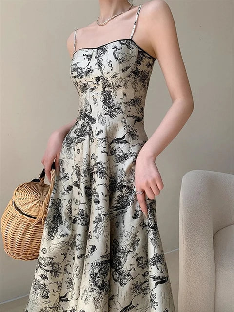 Vestido Noche Floral Romántico - Vestiria