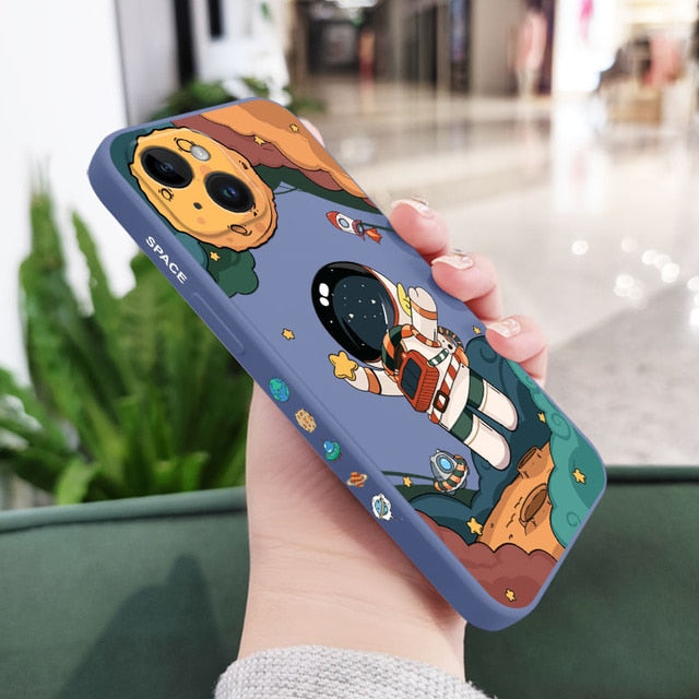 Funda iPhone Astronauta Divertida