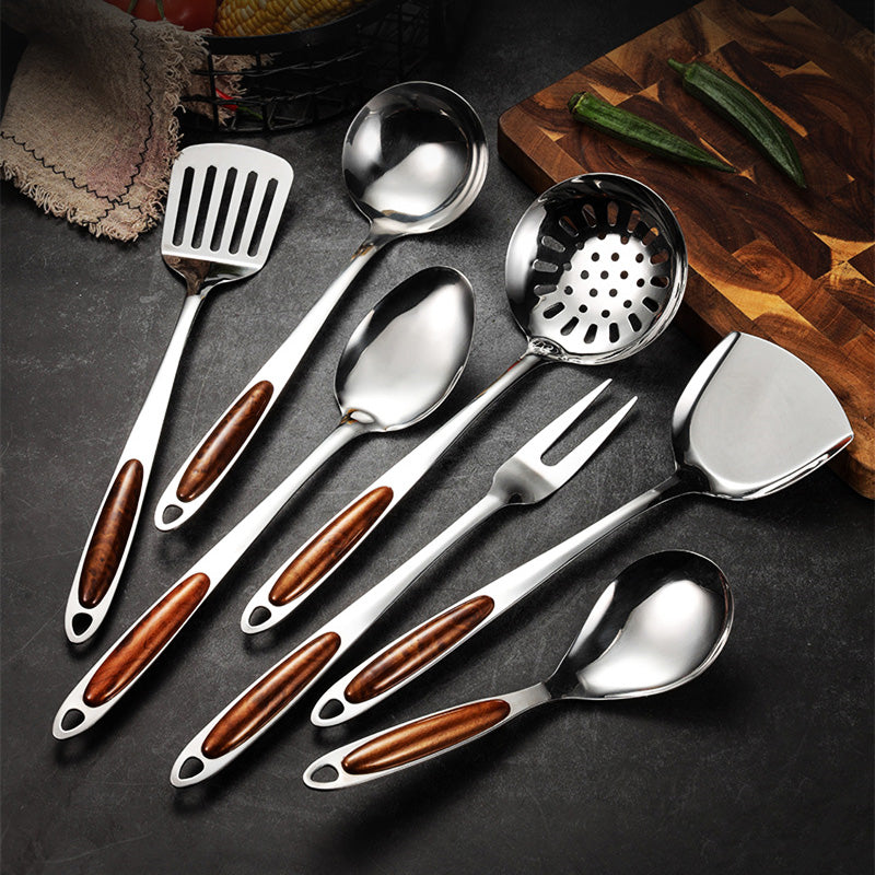 Juego de Cuchillos y Utensilios de Cocina de Acero Resistente - Vestiria