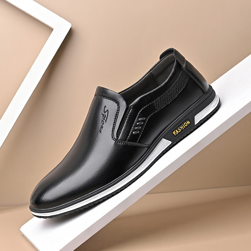 Zapatos de cuero hombre moda variados