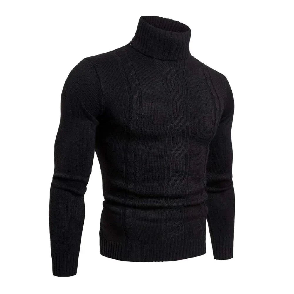 Jersey Cuello Alto Acogedor de Algodón