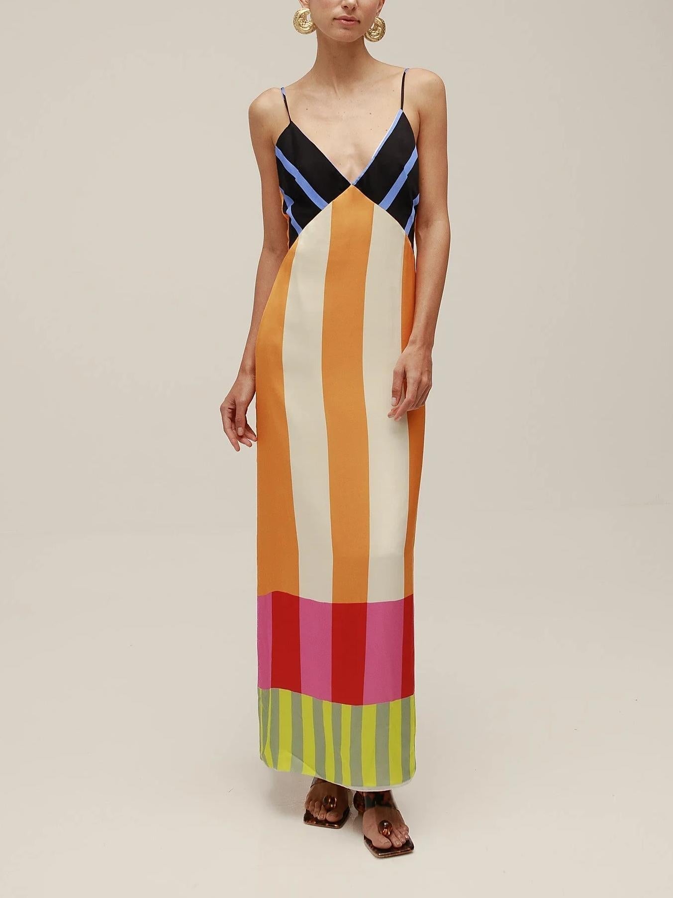 Vestido Mujer Recto Elegante con Tirantes Delicados