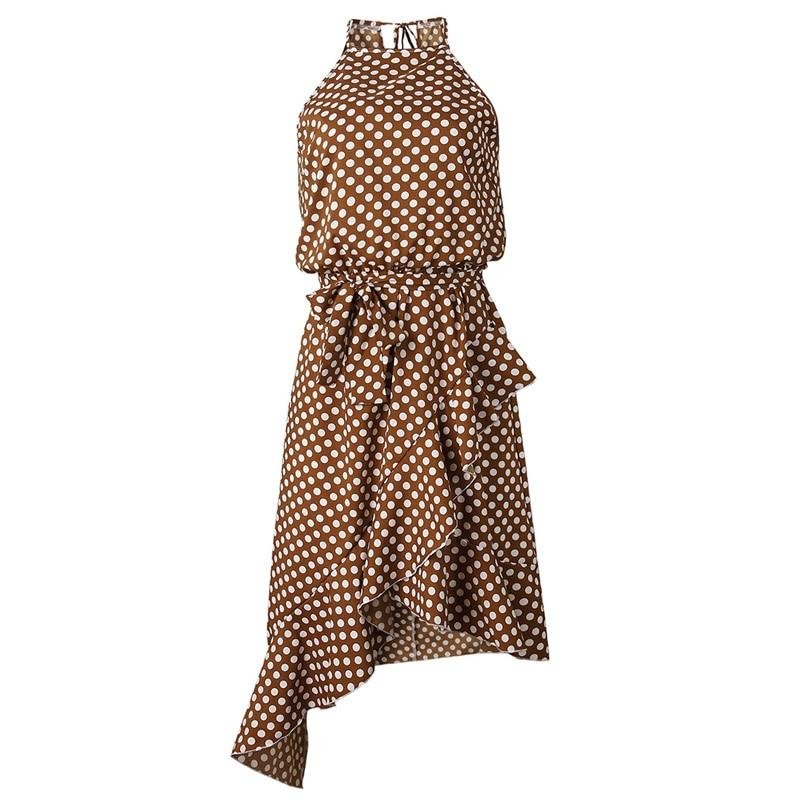 Vestido Mini de Puntos Elegante