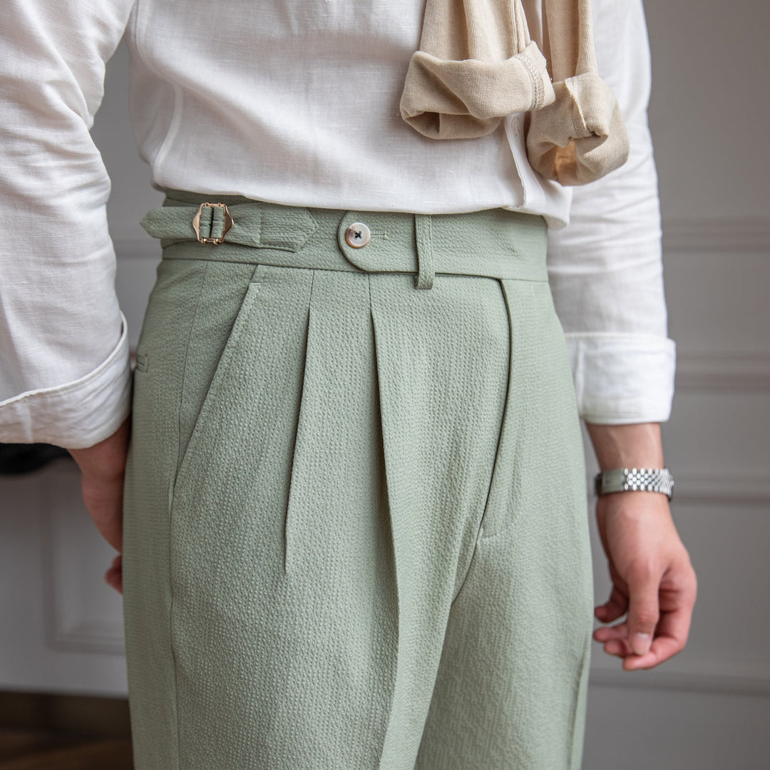 Pantalón Invierno Plisado Clásico Hombre