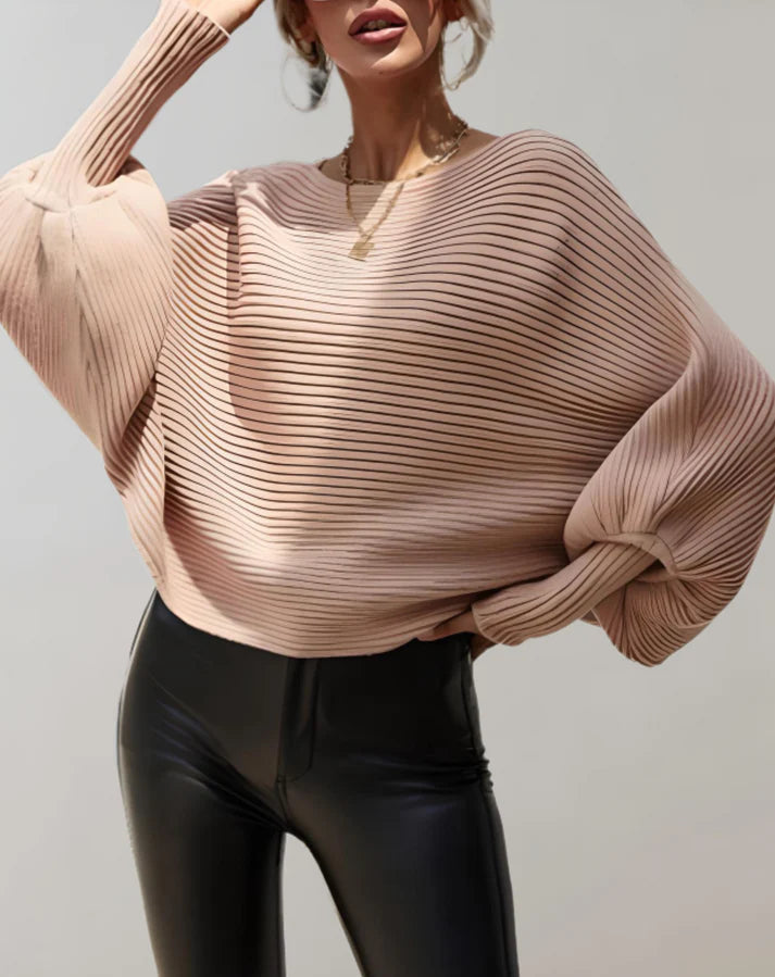Jerséis de moda canalé mujer elegante