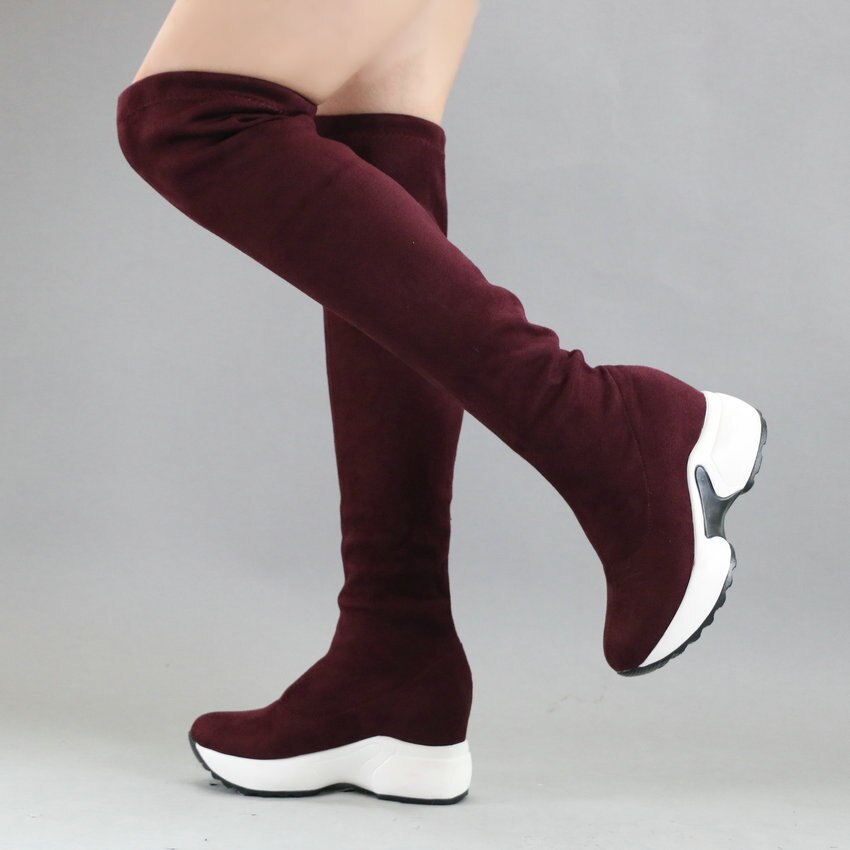 Botas Mujer Deportivas Con Suela Alta