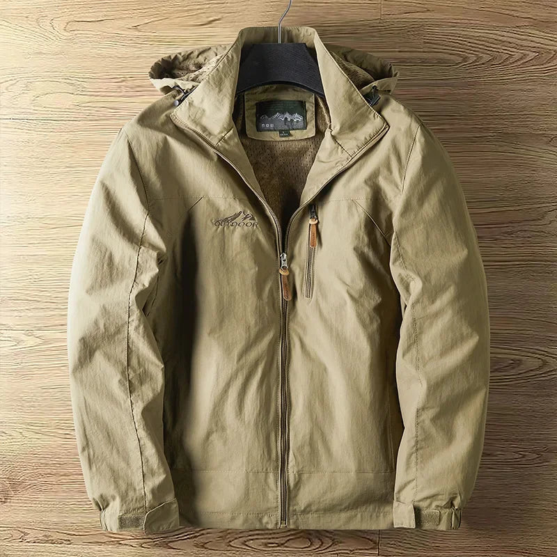 Chaquetón hombre agua impermeable respirable