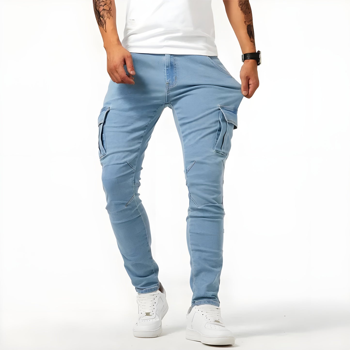 Pantalón Cargo Hombre Invierno Abrigo
