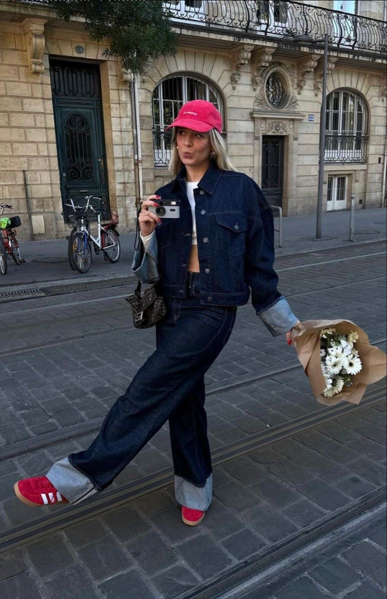 Traje Primavera Mujer Chaqueta Corta Pantalón - Vestiria