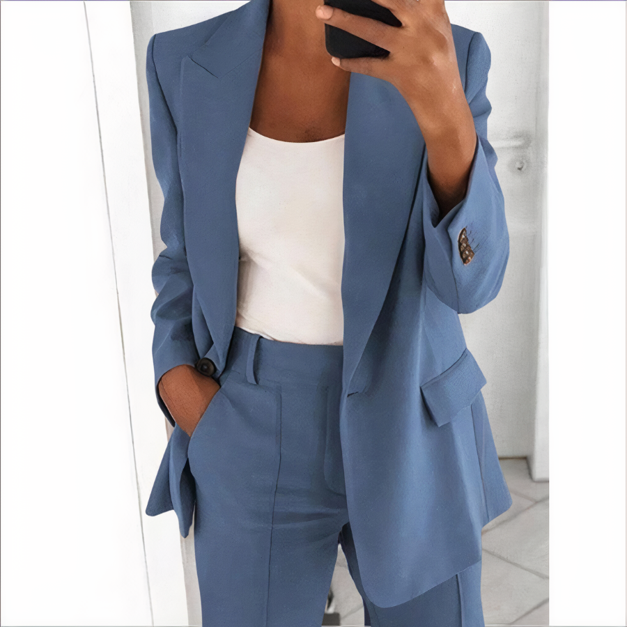 Traje Mujer Chic Pantalón Blazer Moderno