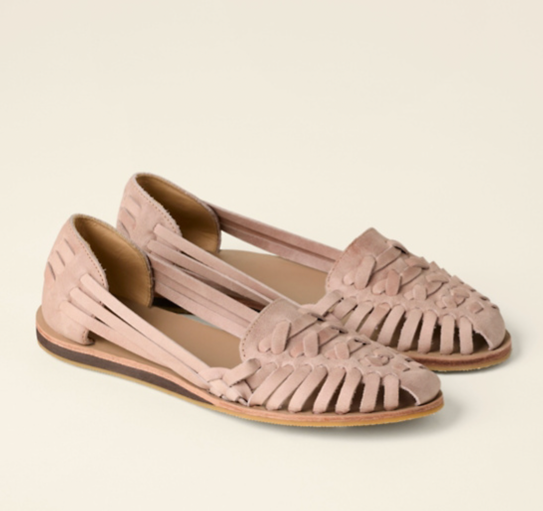 Zapatos Planos de Mujer Cuero Trenzado Estilo Chic