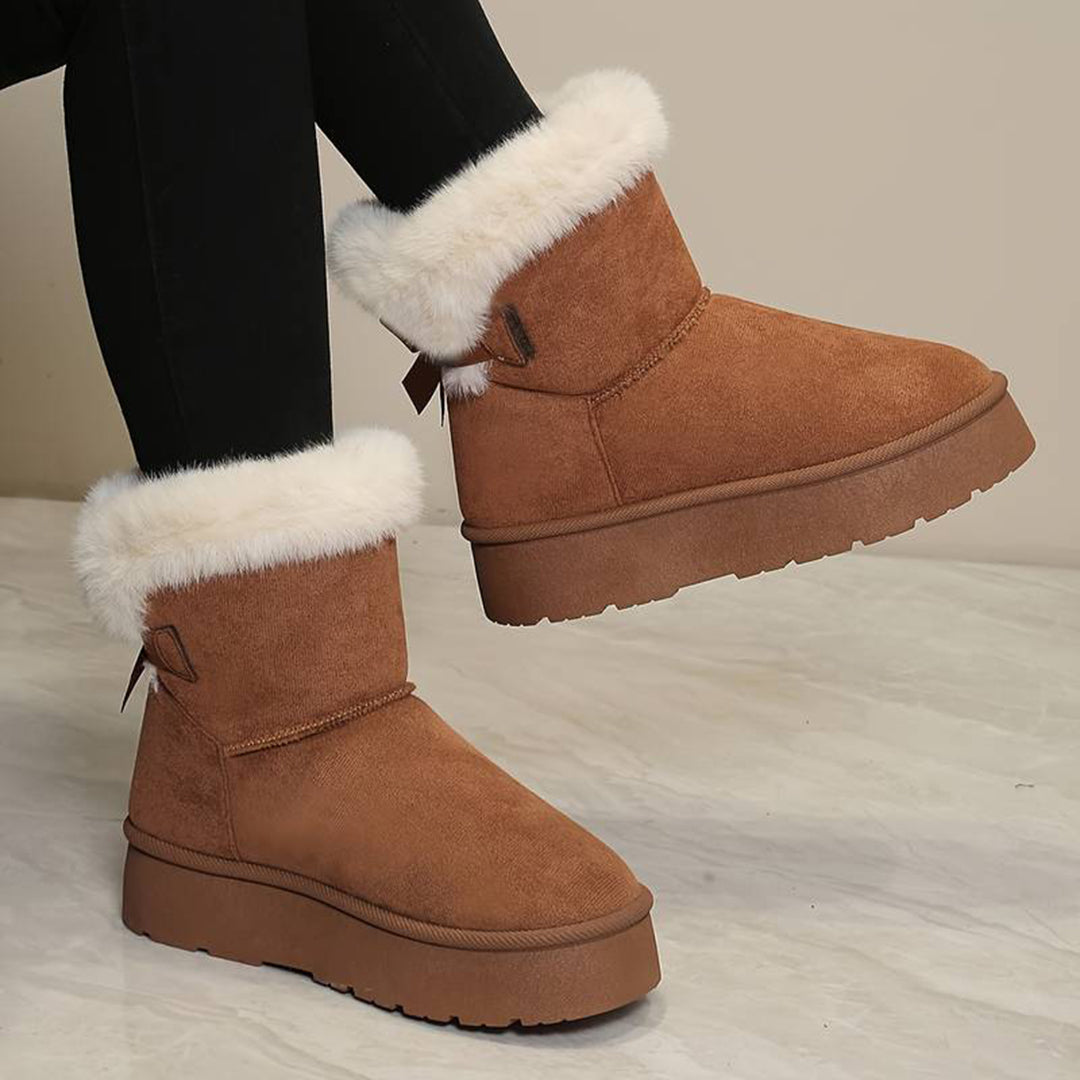 Botas Invierno Mujer Suela Gruesa Impermeables