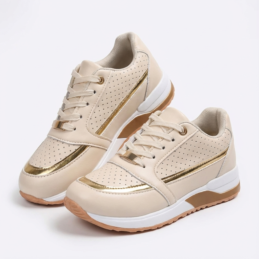 Zapatillas Mujer Plataforma Cómodas con Cordones
