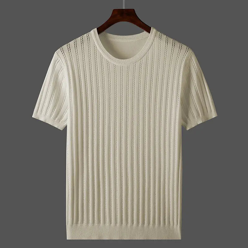 Camiseta manga corta algodón suave hombre