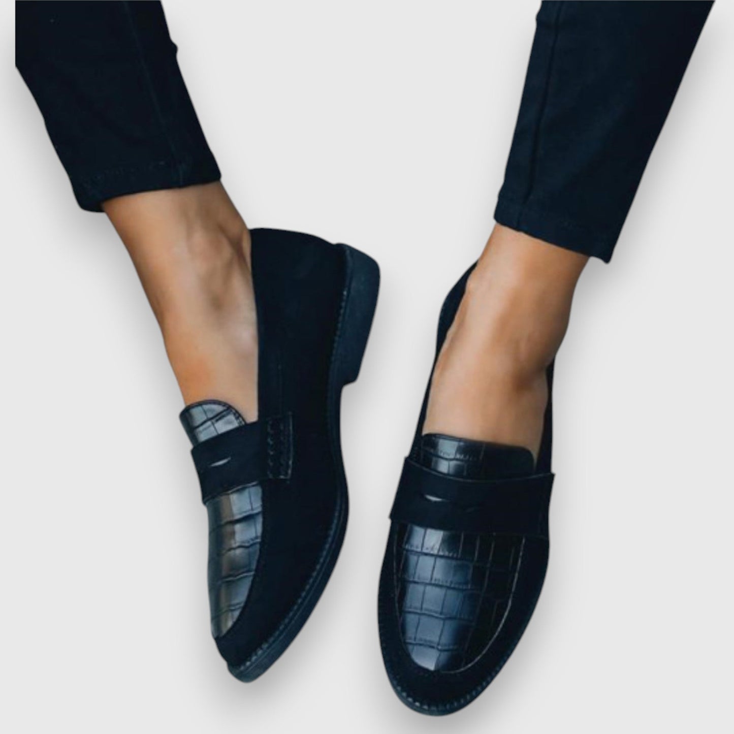 Zapatos Hombre de Cuero Cocodrilo Confortables - Vestiria
