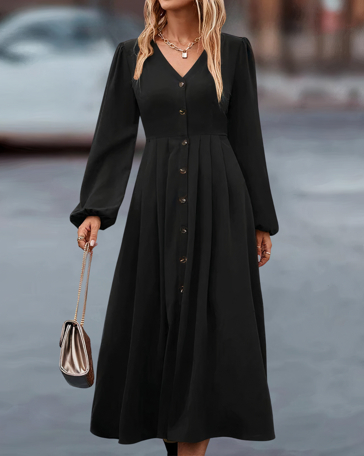 Vestido Otoño Chic Mujer