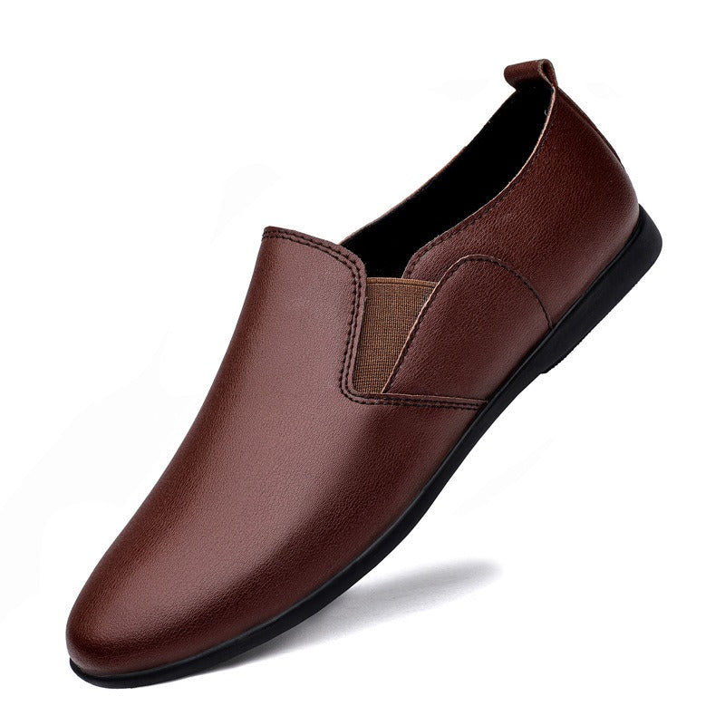 Mocasines Hombre Cuero Imitación Elegantes Slip On