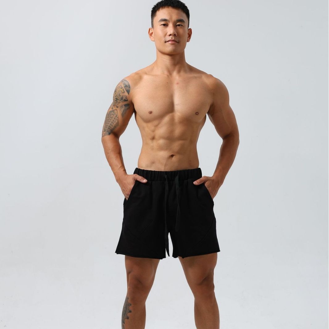 Pantalón corto deportivo hombre algodón cómodo