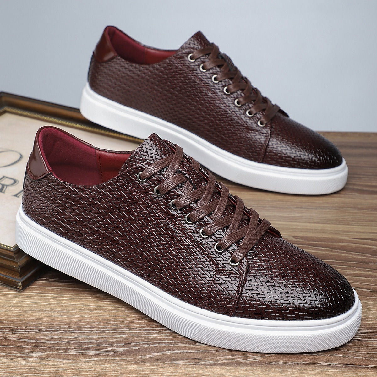 Zapatillas Hombre Piel Sintética Casual Elegantes