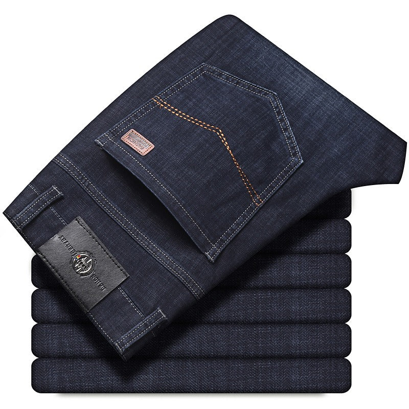 Pantalón vaquero hombre recto elástico cómodo