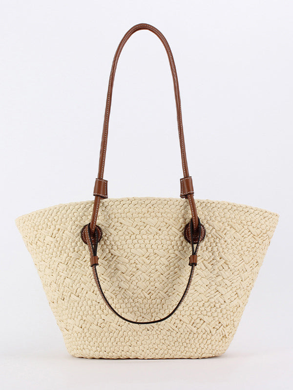 Bolso de Paja Natural Elegante Verano - Vestiria