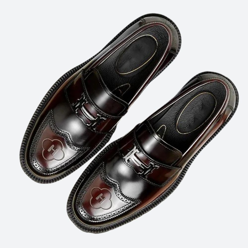 Zapatos Hombre Piel Clásicos Elegantes