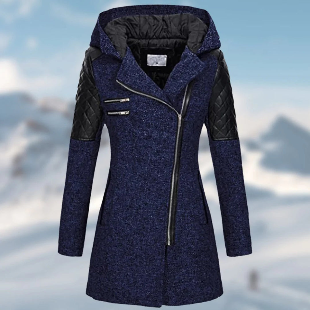 Abrigo Mujer Invierno Abarcable Cálido