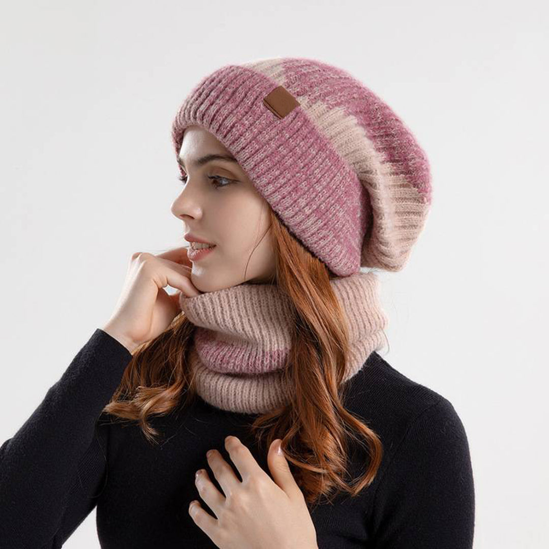 Gorro y Bufanda Mujer Acogedor Invierno