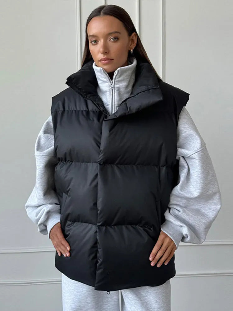Chaquetón de plumas abrigo cálido invernal