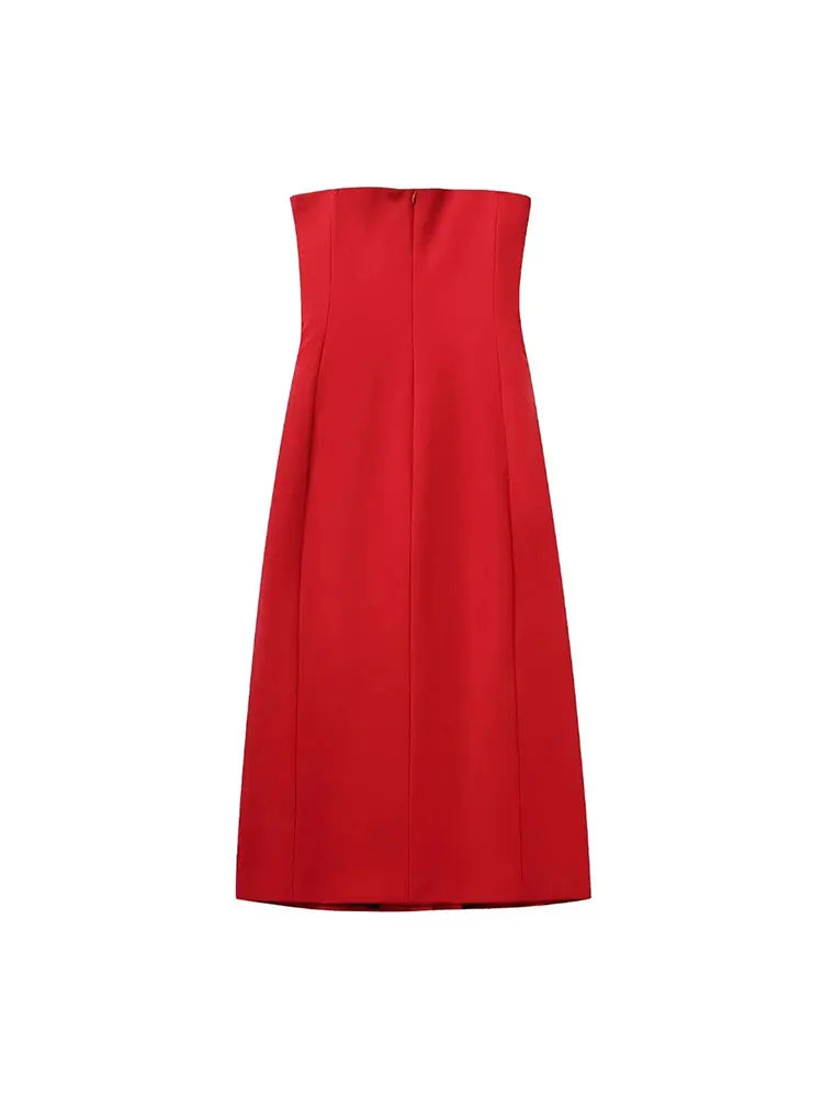 Vestido Otoño Estampado Cuadriculado Mujer - Vestiria